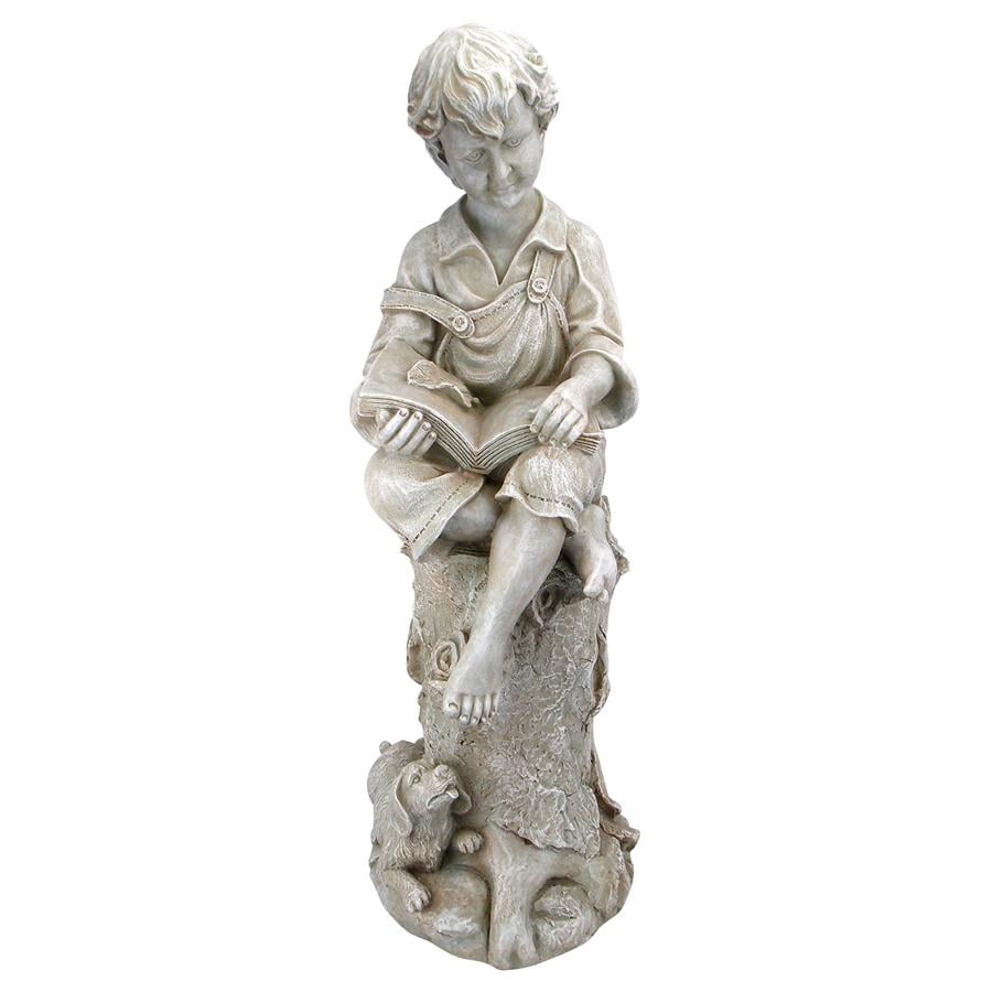Sebastian the Reading Child Garden Statue by Design Toscano