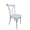 White Distressed, variant on White Distressed Steel Skeletonâ„¢ Cross Back Chair by Chivari