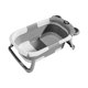 thumbnail image 1 of Cubo de baño con pantalla de temperatura en tiempo real, antideslizante, plegable, con soporte para cojín (sin alfombra de baño gris), 1 of 6