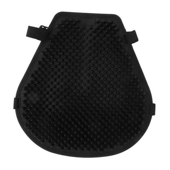 Cool, Shock-Absorbing, Pressure Relief for Comfortable Rides, Black Universal Motorcycle Gel Seat Cushion