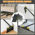 thumbnail image 5 of JEHONN Dustpan and Broom Set with 54 inches Long Handle (Black Yellow), 5 of 7