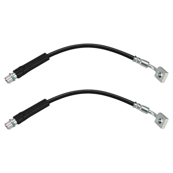 TRQ Rear Brake Hose Set BLA63719 Fits Select 2007-2009 Saturn Aura , 2005-2010 Pontiac G6 , 2004-2012 Chevrolet Malibu