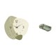 thumbnail image 1 of Reloj de pared silencioso, reloj decorativo, bandeja rectangular para servir, bandeja de almacenamiento, tablero de densidad ligera, adecuado para ofi, 1 of 8