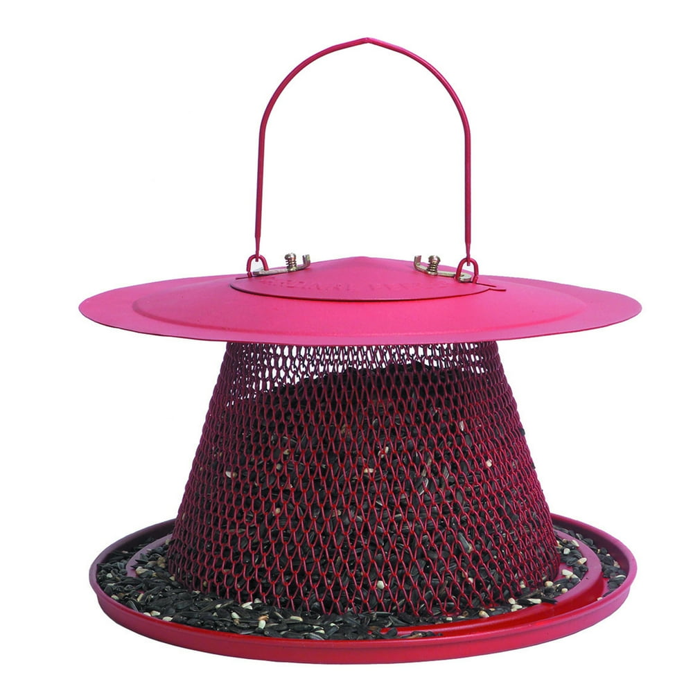 PerkyPet Red Cardinal Wild Bird Feeder ? 2.5 lb capacity
