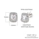 thumbnail image 3 of Teissuly Multicolor Earring Necklace Bracelet 2*4mm Color Zircon Single Full Diamond, Adjuster For Crystal Bracelet (Platinum Rectangle) Teissuly WER202401224044, 3 of 8