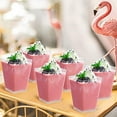 thumbnail image 6 of 5 oz Plastic Dessert Cups 100 Pack Small Clear Square Parfait Cups with Spoons, Mini Plastic Tumbler Serving Cups for Tasting Party Appetizers Mousse Yogurt, 6 of 6