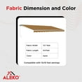 thumbnail image 5 of ALEKO 13'x10' Retractable Awning Fabric Replacement, Sand Color, 5 of 8