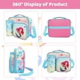 IvyH Insulated Lunch Bag Reusable Mermaid Lunch Tote Bag - Walmart.com