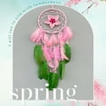 thumbnail image 5 of JingChun Clearance Under $2.00 Dreamcatcher Hanging Decoration Lighting Luxurys Glows In the Dark Crystal Stones Pave Dream Net Hanging Wind Chime Colorful Home Accessories, 5 of 9