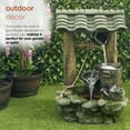 thumbnail image 3 of Alpine Corporation Polyresin Well Fountain with LED Lights, 3 of 11