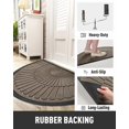 thumbnail image 4 of Tapis de Porte avant Extérieur Intérieur Tapis de Bienvenue Semi-Circulaire XCM Antidérapant Robuste en Caoutchouc Paillasson Absorbant Tapis d'Entrée Paillasson d'Entrée Tapis d'Entrée Raclage de Saleté Tapis pour Chaussures, 4 of 7