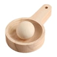 thumbnail image 1 of zhangmingg Wooden Dumpling Maker Tool Round Manual Handheld Dough Presser for Homemade Kitchen Bakeware, 1 of 6