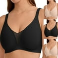 thumbnail image 4 of WCMZJ Women's Wireless Push Up Bras Wirefree Comfort Smooth T-Shirt Bras No Underwire Seamless Everyday Bralettes, 4 of 4