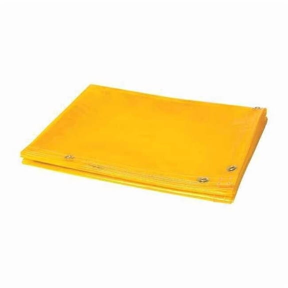 Steiner Welding Curtain, 6 ft H, 8 ft W, Yellow 334-6X8