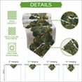 thumbnail image 6 of Table Runners 36 Inches Long, Ginkgo Leaves Cotton Linen Kitchen Dining Coffee Table Runner for Party Home Decor, Marble Modern Abstract Art Green Golden Tabletop Dresser Scarves Runner 13x36 Inch, 6 of 7