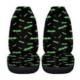 thumbnail image 5 of XYZCANDO Green Bat Car Seat Covers for Man Waterproof Car Front Seat Covers Soft Elastic, for Vehicle SUV Van, 5 of 10
