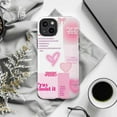 thumbnail image 5 of Christian Pink Aesthetic Phone Case, Bible Verses & Inspirational Text, “Pray About It” & Isaiah 41:10 Design, Cute Soft Pastel Cover for iPhone 16 15 14 13 12 11 Pro Plus Mini, 5 of 6