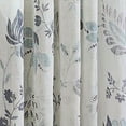 thumbnail image 5 of Mainstays Blue Floral 100% Cotton Indoor Sheer Rod Pocket Single Curtain Panel , Light Blue, 50" W x 84"L, 5 of 6