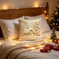 thumbnail image 4 of KFUIRDE Christmas-Printed Cushion Cover 18x18in, 3D Printed Sofa Pillow with Festive Christmas Theme, Decorative Cushion Case for Couch Living Room, Xmas Holiday Home Decor D, 4 of 5