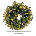 thumbnail image 2 of Spring Festival Seasonal Wreath for Home Front Door Accessory Spring Summer Wreaths for Farmhouse Interiors, 2 of 7