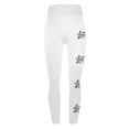 thumbnail image 5 of QATAINLAV Women's Valentine Day Leggings Novelty Letter Graphic Print Tight Yoga Pants Casual Elastic High Waisted Tummy Control Sport Leggings White L, 5 of 7