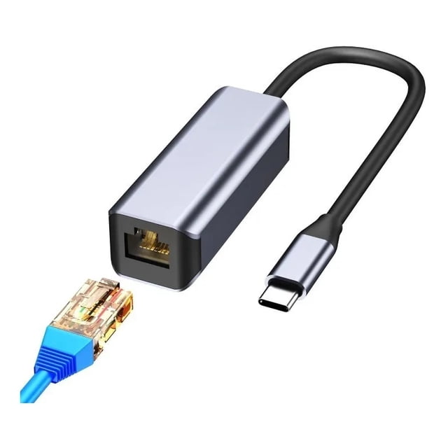 Adaptador USB-C 3.1 a red LAN Ethernet RJ45