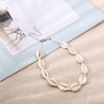 thumbnail image 4 of Natural Shells Choker Necklace 1Pcs White Alloy Beach Style, 4 of 4