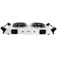 thumbnail image 1 of Parrilla electrica con termostato doble agarradera, blanco Disa Home PARRELASA-2TB, 1 of 2