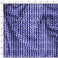 thumbnail image 4 of Soimoi Blue polyester Crepe Fabric Geometric Arrow Tribal Printed Fabric 1 Yard 52 Inch Wide, 4 of 5