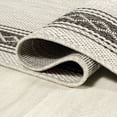 thumbnail image 5 of JONATHAN Y SANTA MONICA 5 x 8 Area Rug, Lucia Diamond Border - Cream/Black, SMB207B-5, 5 of 7