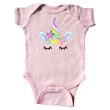 

Inktastic Unicorn Face Gift Baby Girl Bodysuit