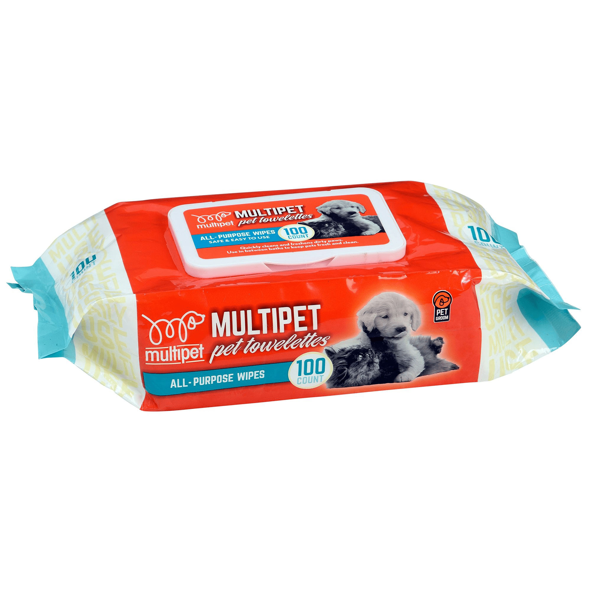 Mutlipet AllPurpose Pet Wipes for dogs and cats, 100 Count