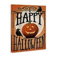 thumbnail image 3 of Stupell Industries Happy Halloween with Crows Quotes and Sayings Painting Wrapped Canvas Canvas Art Print Wall Art, 30 x 40, 3 of 7