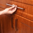 thumbnail image 3 of Koofizo Manija Cuadrada Sólida Para Gabinete De Barra - Tirador Cromado Para Muebles De 10 Pulgadas/256 Mm De Distancia Del Orificio Para Tornillos, 1 Pieza Para Puerta De Armario De Cocina, Dormitori, 3 of 6