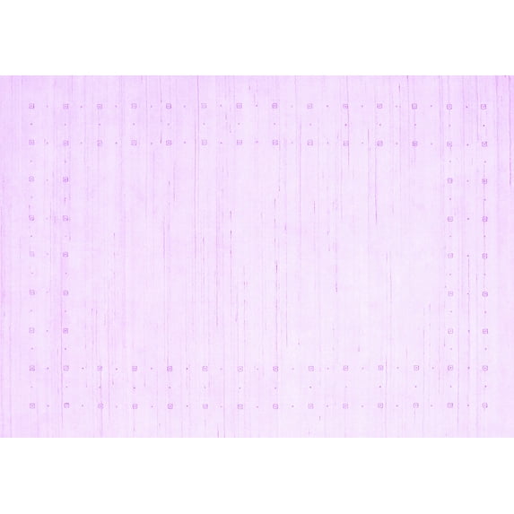 Ahgly Company Indoor Rectangle Solid Purple Modern Area Rugs, 2' x 4'