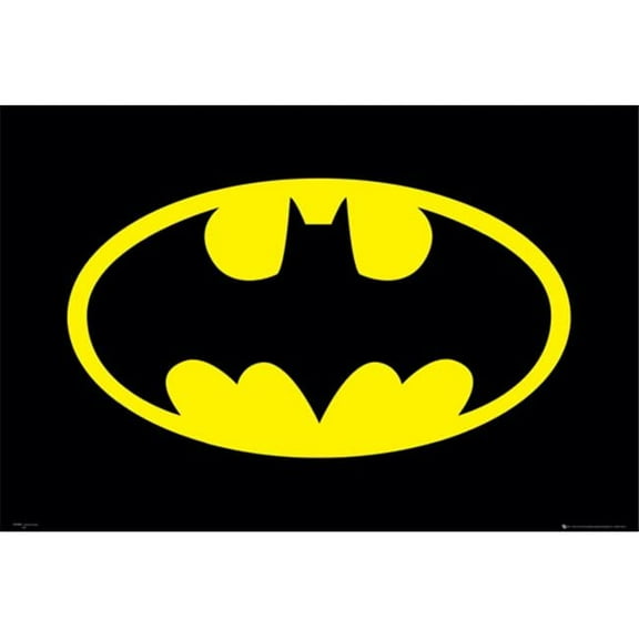 Hot Stuff Enterprise Z44-24x36-NA Batman Logo Poster- 24 x 36