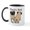 White/Black Inside, variant on CafePress - World's Best Pug Mom Mug - 11 oz Ceramic Mug - Novelty Coffee Tea Cup