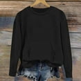 thumbnail image 5 of Toddler Girls Boys Sweatshirts Toddler Long Sleeve Pullover Sweatshirts Kids Boys Crewneck Tops Shirts Black 9-10 Years, 5 of 7