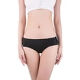thumbnail image 2 of GEWSEY Lifter Panties Padded Underwear for Women Seamless Booty Pads Enhancer Panty (Black, S), 2 of 8