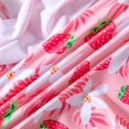 thumbnail image 4 of Tween Girls' Swimsuits One-Piece Summer Sweet Casual Strawberry Print Beach Dresses Swimwear for Kids Size 11-12T, 4 of 7
