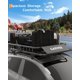 thumbnail image 2 of QinaQin Canastilla universal para techo de 64 x 39 pulgadas, capacidad de 200 lb, portaequipaje resistente para SUV, camioneta y otros vehículos, 2 of 8