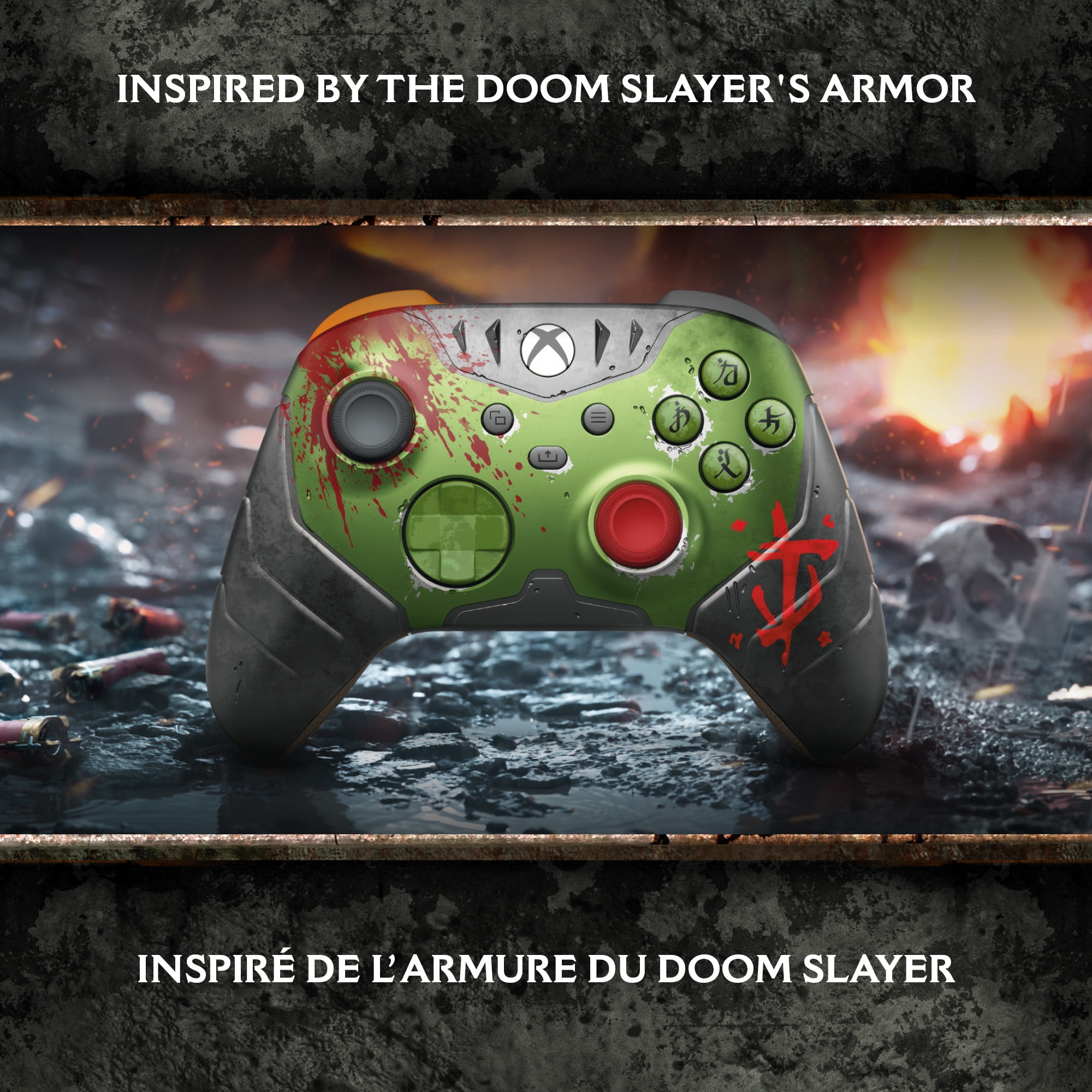 Xbox Wireless Controller – DOOM: The Dark Ages Limited Edition for Xbox Series X|S, Xbox One, PCs, and Cloud-Enabled Devices