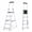 Black/5 Step/33.86 x 16.79 x 62.13 inch, variant on Alvantor Step Ladder,Ultra-Thin Folding Step Stools 330 lbs Capacity, 2-Inch Thin for Storage, Anti-Slip Pedals & Handrails, Sturdy Steel for Home
