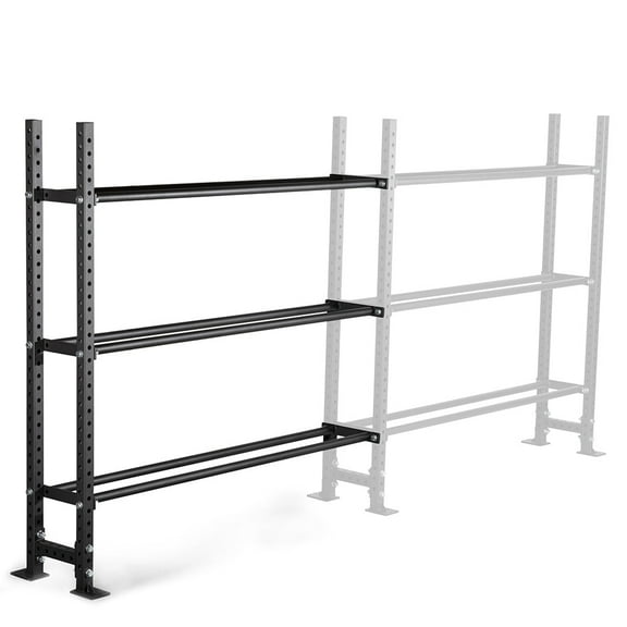 Titan Fitness 3-Tier Add-On Elite Series Mass Storage System, 73" x 73" Bumper Plate Storage