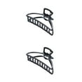 thumbnail image 1 of maskred Fashion Claw Clips Large Simple Style Handy Simple Style Sturdy Exquisite Accessories Barrettes for Women Dark Black/Arc 2Set, 1 of 6