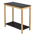 thumbnail image 1 of Costway Bamboo Side Table 2-Tier Sofa End Console Table w/ Storage Shelf Bedroom, 1 of 10