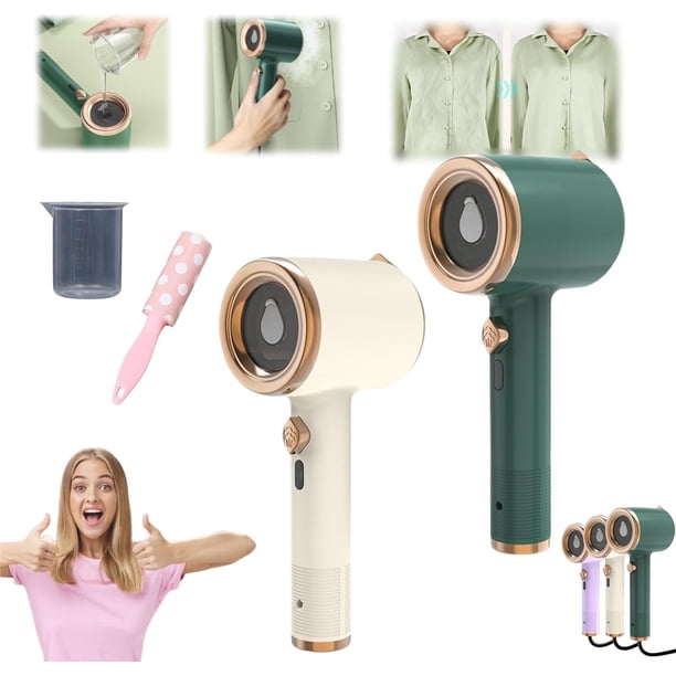 Emboadlie Vaporizador, Mini Máquina de Planchar Portátil, Mini Plancha Eléctrica Portátil de Mano para Ropa, Precalentamiento Rápido Profesional para el Hogar Planchado en Seco a Vapor para el Hogar y