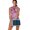 BZA1171, variant on British Icons Grunge Pattern Sports Dresses Women Tennis Dress with Separate Shorts One-Piece Slim Fit Golf Dress
