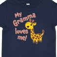 thumbnail image 4 of Inktastic My Gramma Loves Me- Cute Giraffe Boys or Girls Baby T-Shirt, 4 of 5