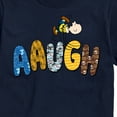 thumbnail image 3 of Peanuts - Aaugh Pattern Charlie Brown - Men's Short Sleeve Graphic T-Shirt, 3 of 6